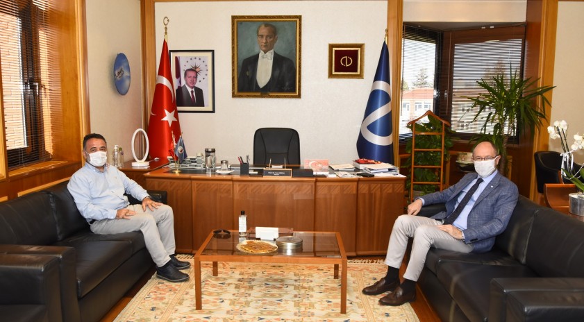 Büyükelçi İrfan Neziroğlu’ndan Rektör Erdal’a ziyaret