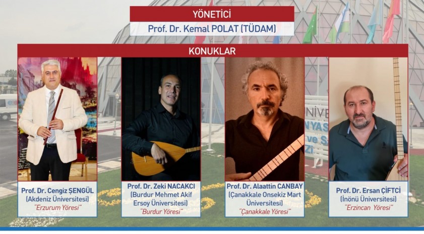 Anadolu Üniversitesi, dört yöreden dört telden türküler dinletecek