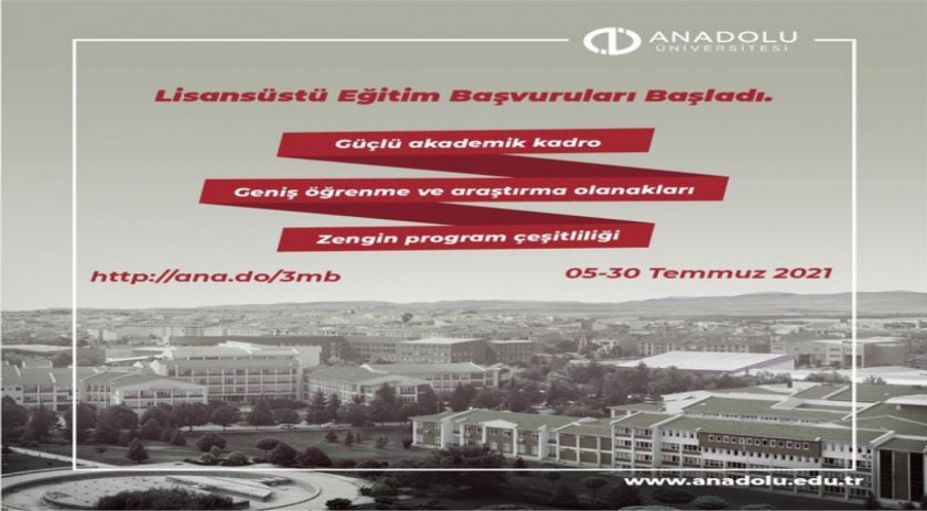 Anadolu Üniversitesi yeni eklenen programlarla lisansüstü eğitime katkı sağlamaya devam ediyor