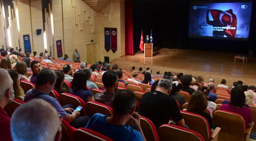 15 Temmuz Kahramanları Üniversitemizde anıldı