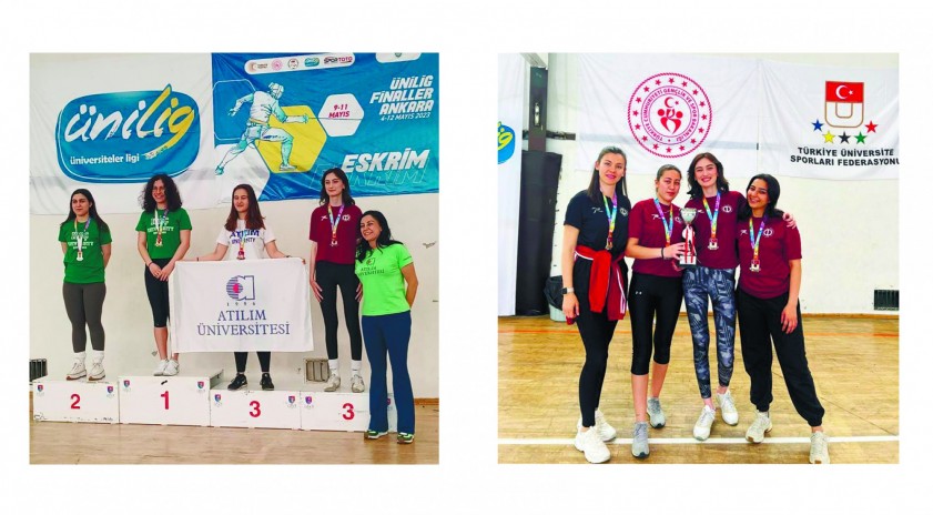 Üniversitemiz sporcularından Ünilig Eskrim Türkiye Şampiyonası’nda büyük başarı