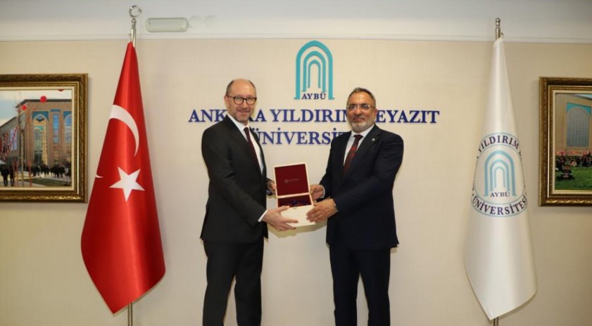 Rektör Erdal’dan Ankara Yıldırım Beyazıt Üniversitesine ziyaret