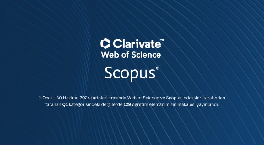 Anadolu Üniversitesi akademisyenlerinden Web of Science ve Scopus indekslerinde yüksek başarı