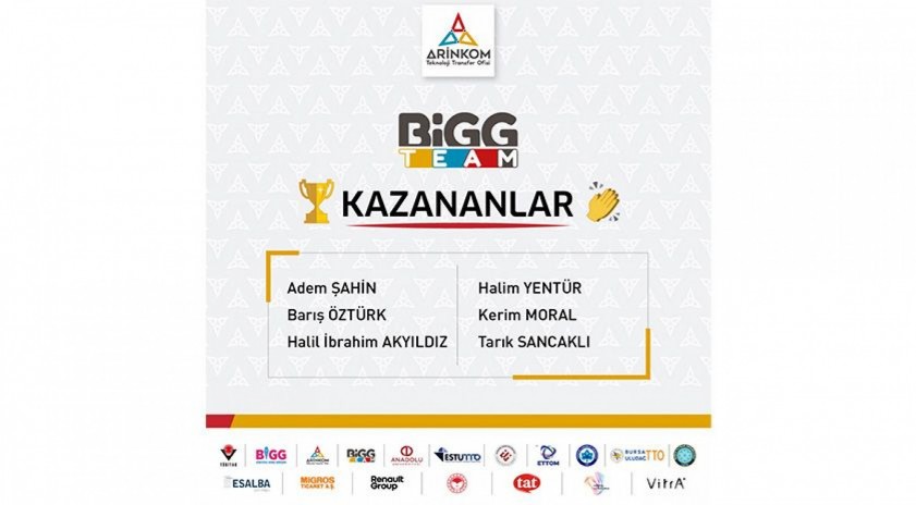 ARİNKOM TTO’dan girişimcilikte örnek başarı: Altı girişimciye BiGG yatırım desteği