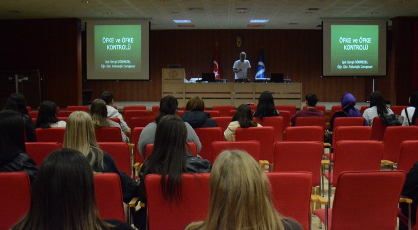 Öfke kontrolü semineri gerçekleştirildi