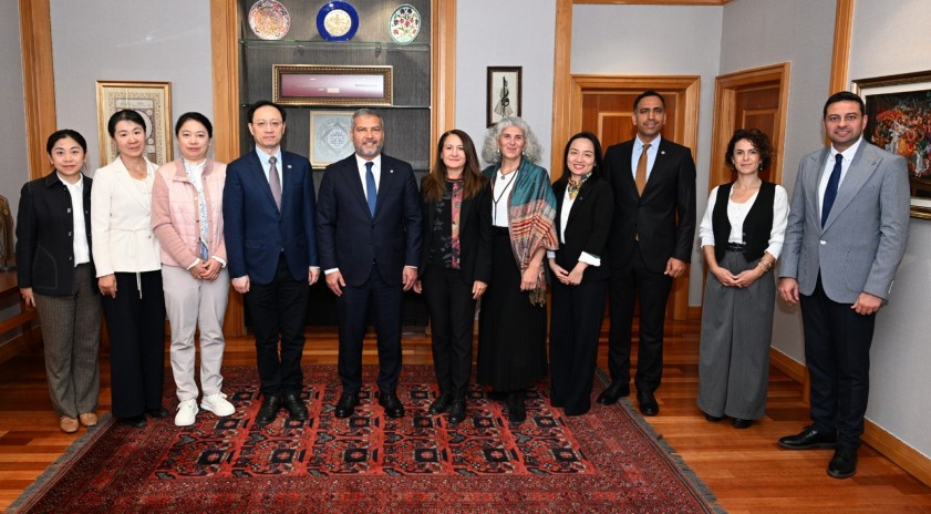 Şanghay Açık Üniversitesi heyetinden Anadolu Üniversitesi’ne ziyaret