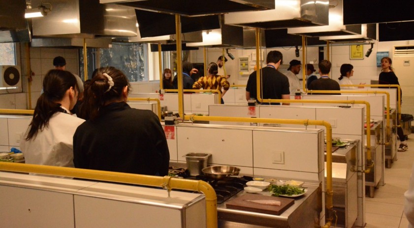 Turizm Fakültesinde uygulamalı mutfak etkinliği