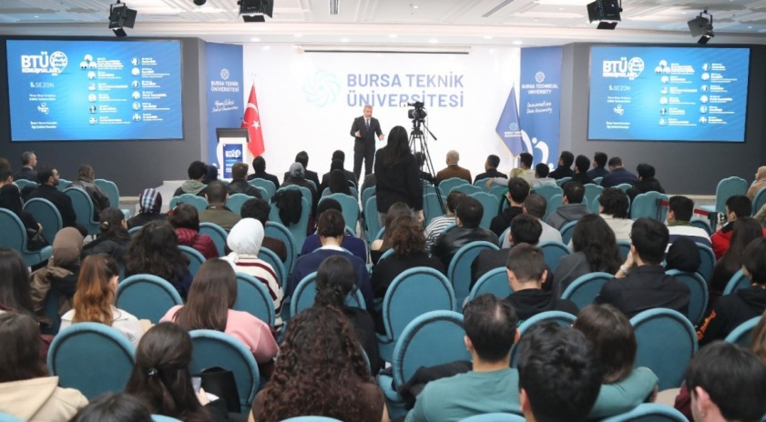 &ldquo;Bursa Teknik &Uuml;niversitesi Konuşmaları&rdquo;nın konuğu Prof. Dr. Yusuf Adıg&uuml;zel oldu