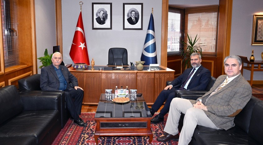 ESOG&Uuml; Eski Rekt&ouml;r&uuml; Prof. Dr. G&ouml;nen&rsquo;den Rekt&ouml;r Prof. Dr. Adıg&uuml;zel&rsquo;e ziyaret