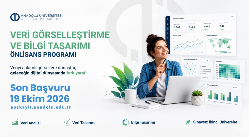 Veri G&ouml;rselleştirme ve Bilgi Tasarımı Programı &ouml;ğrenci kabul&uuml;ne başladı