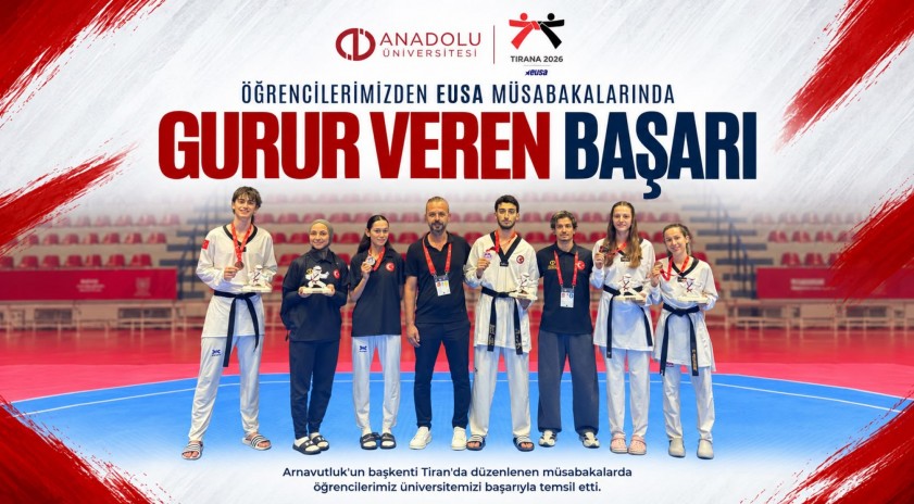 Anadolu &Uuml;niversitesi &ouml;ğrencileri şampiyonada madalya kazandı